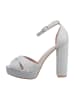 Ital-Design High-Heel Sandalette in Silber