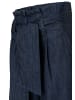More & More weite Jeans, hoch geschnitten in dark blue denim
