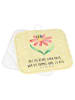 Mr. & Mrs. Panda kochhandschuhe Hummel Blume mit Spruch in Gelb Pastell