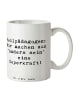 Mr. & Mrs. Panda Cappuccinotasse Spruch Heilpädagogin Superkraft... in Weiß