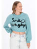 myMo Sweater in turquoise
