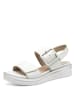 Tamaris Keilsandaletten in Weiß
