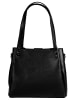 Forty degrees Shopper echt Leder in schwarz