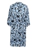 Kaffe Kleid KAhera A-shape in Blue Graphic Flower