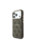 Guess Guess Embossed 4G kompatibel mit iPhone 18 Pro Max und 17 Pro in Braun
