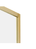 Beliani Duschkabine TELA in Transparent/Gold - (W) 80 x (H) 185 x (L) 80 cm