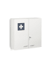 relaxdays Medizinschrank in Weiß - (B)53 x (H)53 x (T)21,5 cm