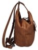 SPIKES & SPARROW Rucksack echt Leder in cognac