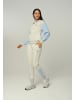 Tom Barron Trainingsanzug Women Regular Tracksuit Zipper Sweatshirt And Pant Set With Yiemboidery Design in grey