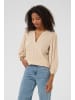 Kaffe Langarm-Bluse KAannika Regular fit in Feather Gray