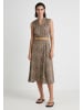 More & More feminines, fließendes Leoprint-Kleid in animal dots print