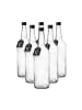 Ritzenhoff & Breker 6er Set Flaschen Mara in 1 l in transparent