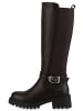VAN HILL Bikerstiefel Penelope in Dunkelbraun