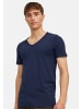Jack & Jones T-Shirt Essentials in Dunkelblau / weiß