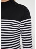 DreiMaster Women Sweater in Schwarz Weiss