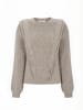 Soft Rebels Pullover SRStory in 378 Silver Mink Melange
