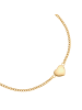 Glanzstücke München Armband Herz aus Edelstahl in gelbgold