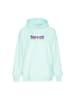 IZIA Women Hoodie in Aqua