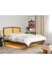 Beliani Doppelbett VARZY in Braun/Naturfarben - (W) 165 x (H) 149 x (L) 204 cm