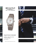 Regent Analog-Armbanduhr Regent Titan-Uhren silber, grau mittel (ca. 34mm)