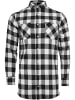 Urban Classics Flanell-Hemden in schwarz