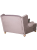 58 aufm Kessel XXL Sessel inkl. Kissen Katiga Samtvelours rosé