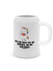 Mr. & Mrs. Panda Bierkrug Einhorn Herz mit Spruch in Weiß