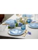 Lyngby Glas Glasteller Sorrento in Blau