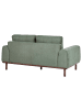 Beliani 2-Sitzer Sofa LAURILA in Grün/Braun - (W) 170 x (H) 71 x (L) 92 cm