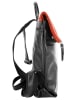 Cluty City-Rucksack echt Leder in rot