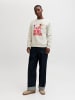 Jack & Jones Sweatshirt in White Melange