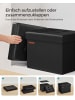 SONGMICS Hocker Minota in Schwarz - (B)41 x (H)31 x (T)31 cm