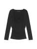 Moshi Moshi Mind Top cascade top in black