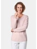 GOLDNER Basicpullover mit V-Ausschnitt in puder