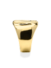 Luxenter ring with 18-K yellow gold finish - Alphabet