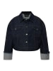 Ulla Popken Jeansjacke in dark blue denim