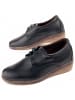 Purapiel Schnürschuhe Keilabsatz Anilav in Blau