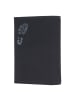 oxmox New Cryptan Geldbörse RFID Schutz 13 cm schwarz-footsteps grey