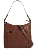 SPIKES & SPARROW Umhängetasche echt Leder in cognac