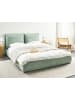 Beliani Wasserbett BAJONNA in Grün/Schwarz - (W) 180 x (H) 94 x (L) 235 cm