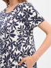 Robe Légère Kleid in marine weiß - 0002