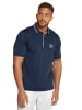 JP1880 Poloshirt in mattes nachtblau