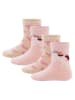 ewers 4er-Set Socken 4er Pack Einhorn/Herzen in bunt