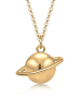 Elli Halskette 925 Sterling Silber Astro in Gold