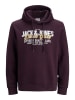 Jack & Jones Kapuzenpullover in Plum Perfect
