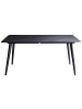 Beliani Esstisch RODALLO in Schwarz - (W) 90 x (H) 75 x (L) 160 cm