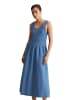 Marc O'Polo DENIM Geripptes Jerseykleid flared in Cerulean Blue