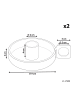 Beliani 2er-Set Kerzenständer CHORIO in Grün