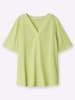 sheego Halbarm-Bluse in pistazie
