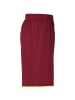 uhlsport  Shorts Club Kids in bordeaux/fluo gelb